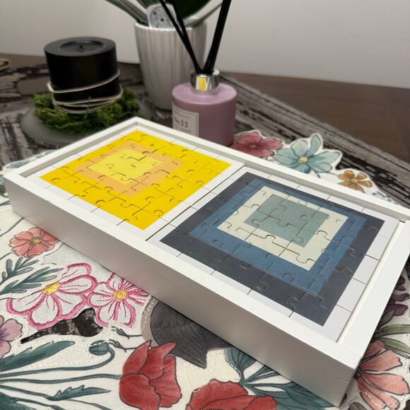 Josef Albers MoMA Wood Puzzle Set – 6 Mini Puzzles in Box - Picture 8 of 13